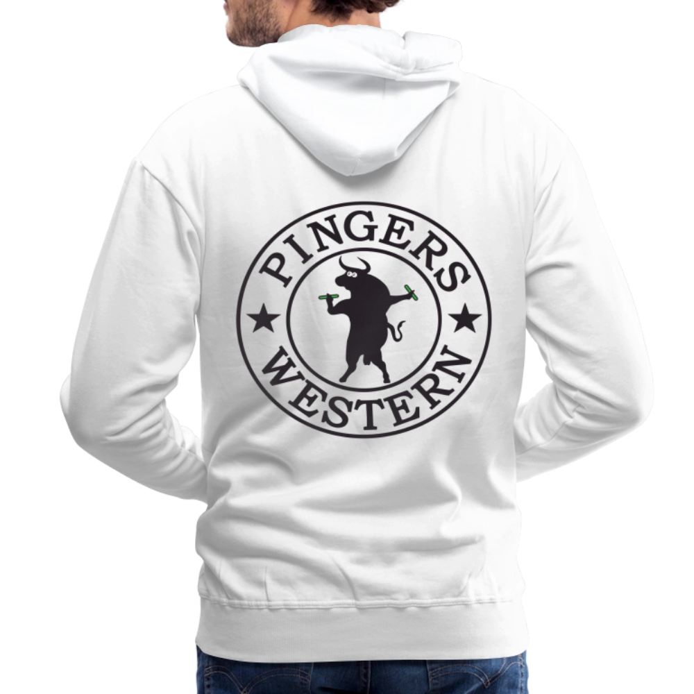 Ping West - Men’s Premium Hoodie - white