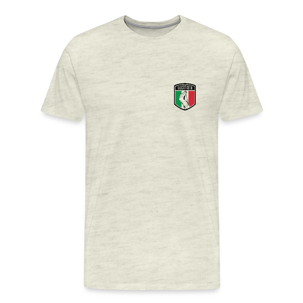Ducatista - Men's Premium T-Shirt - heather oatmeal