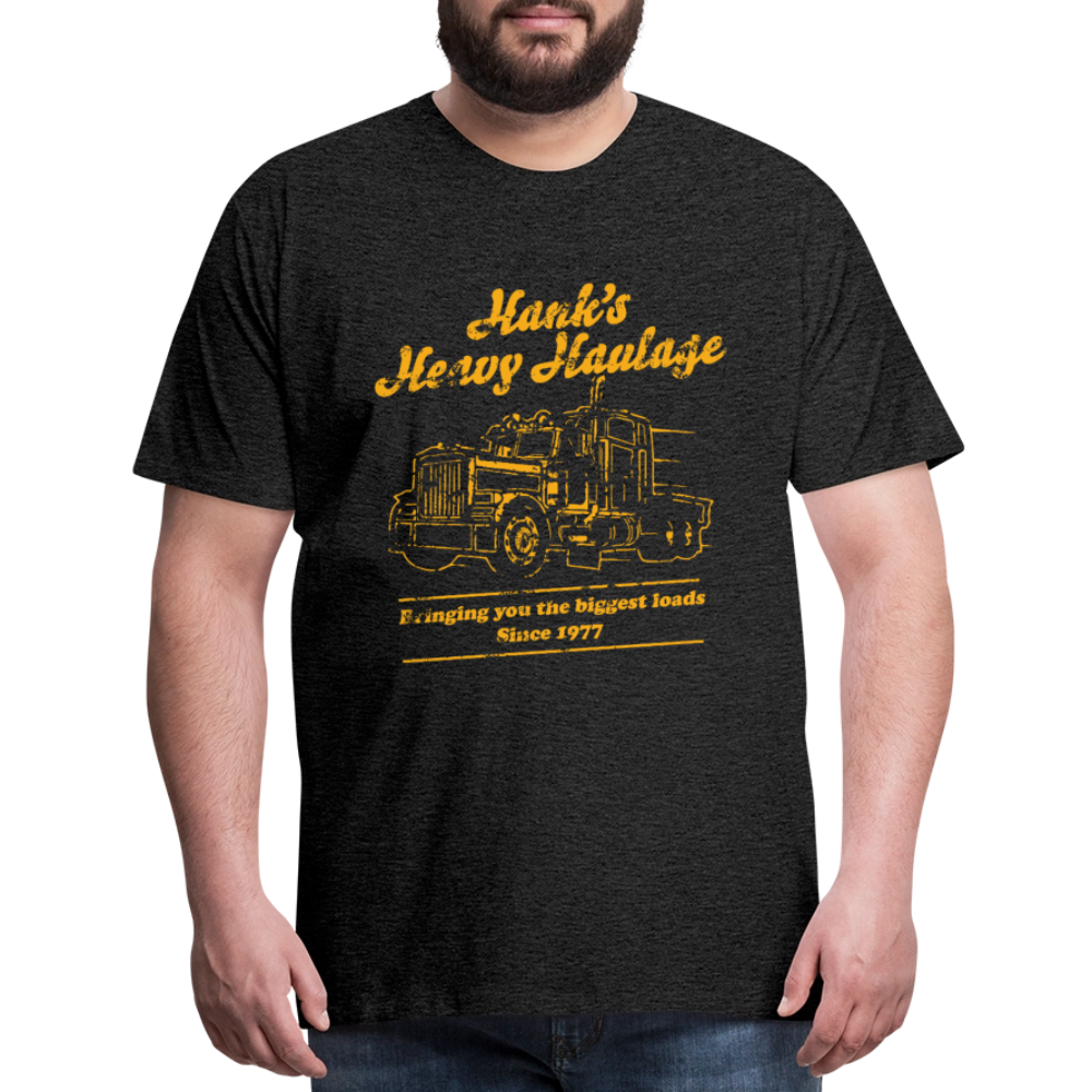 Hank's - Men's Premium T-Shirt - charcoal grey