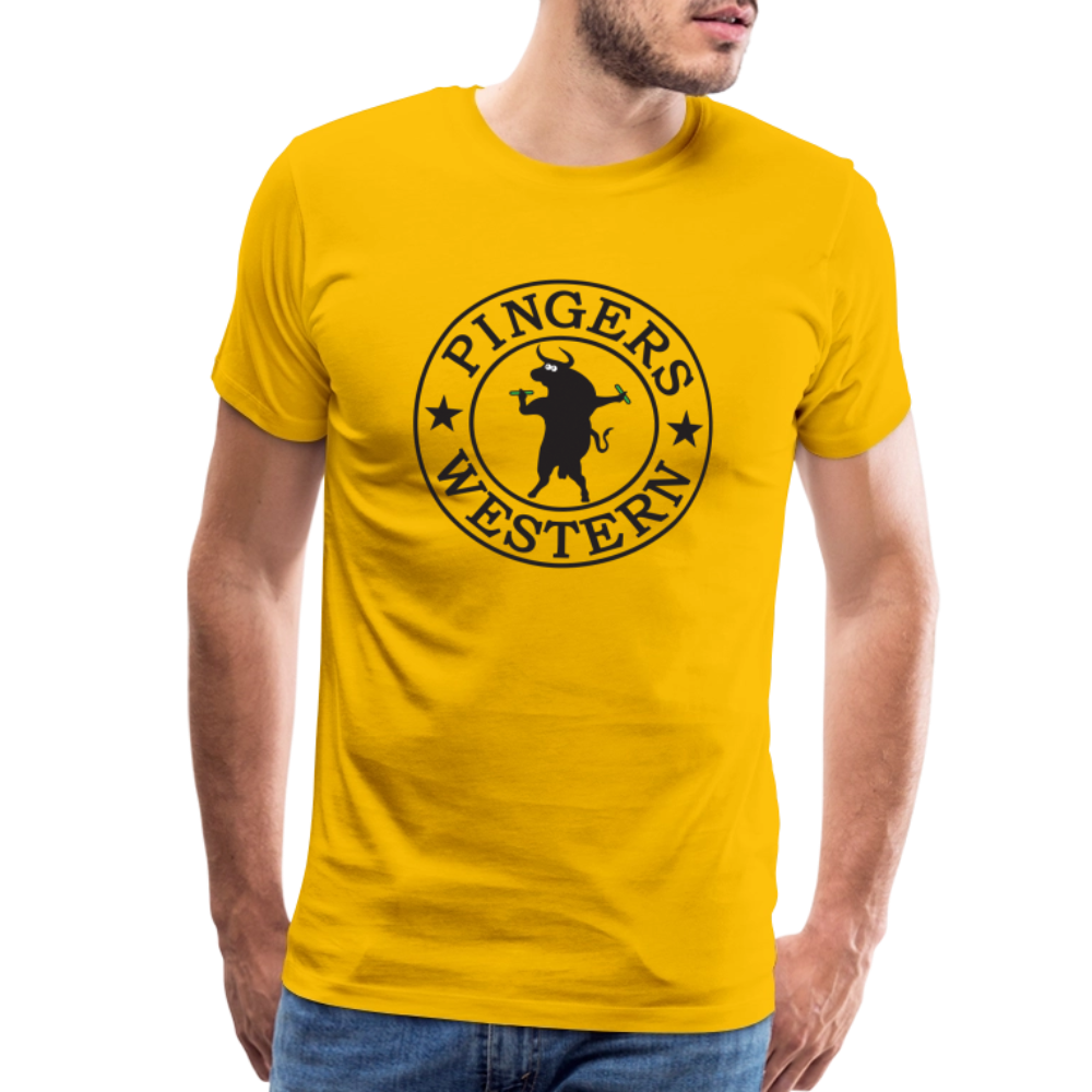 Ping West - Men's Premium T-Shirt - sun yellow