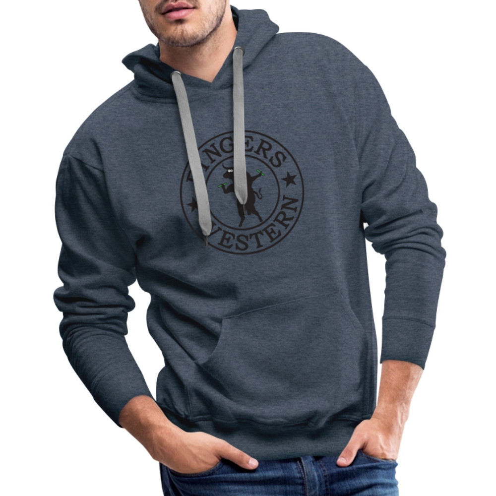 Ping West - Men’s Premium Hoodie - heather denim