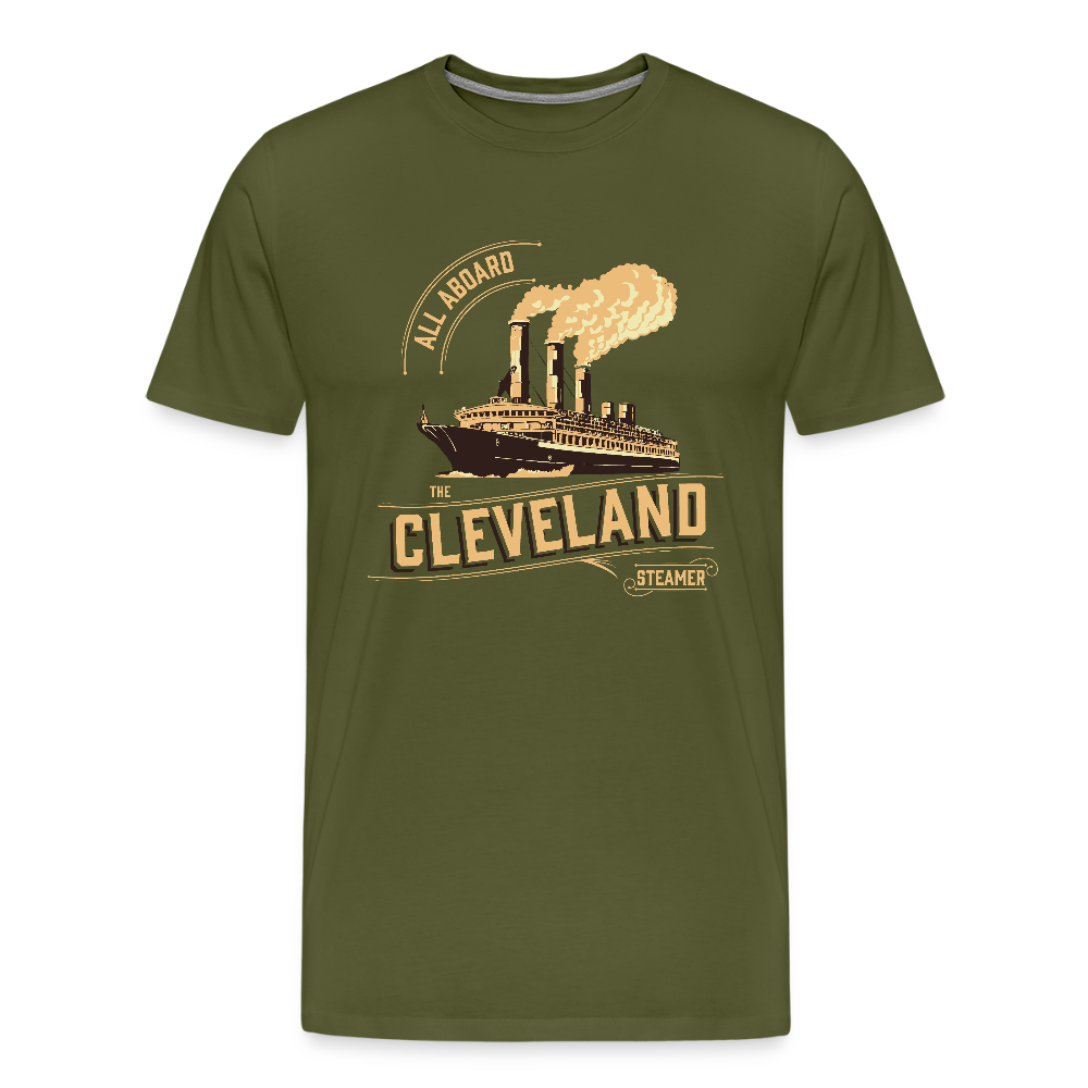 Steamer - Men's Premium T-Shirt - olive green