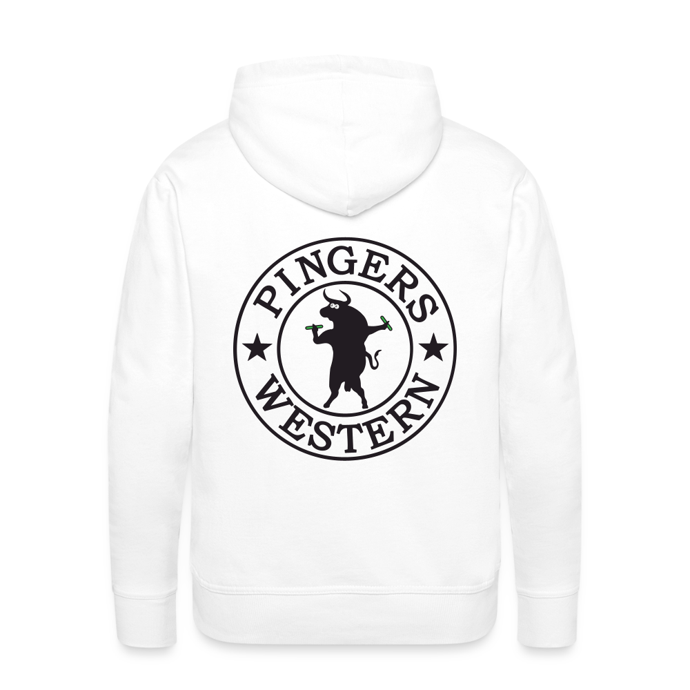 Ping West - Men’s Premium Hoodie - white