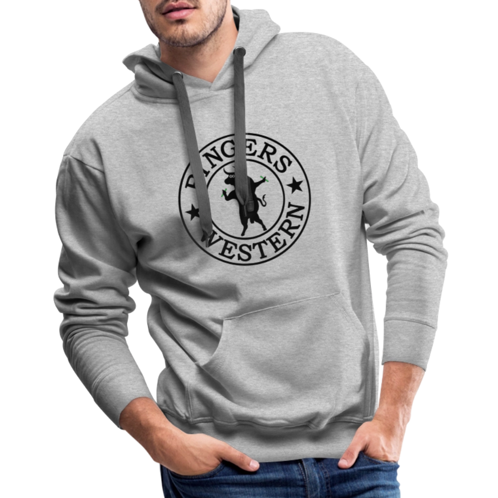 Ping West - Men’s Premium Hoodie - heather grey