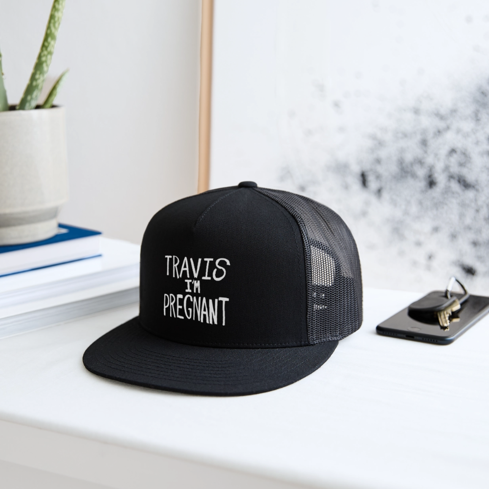 Travis! Trucker Hat - black/black