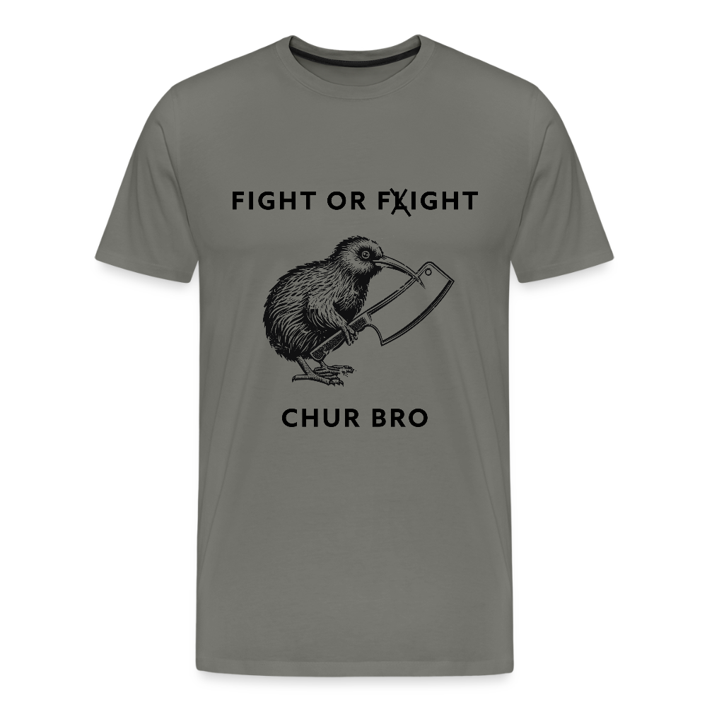 Chur Bro - Men's Premium T-Shirt - asphalt gray