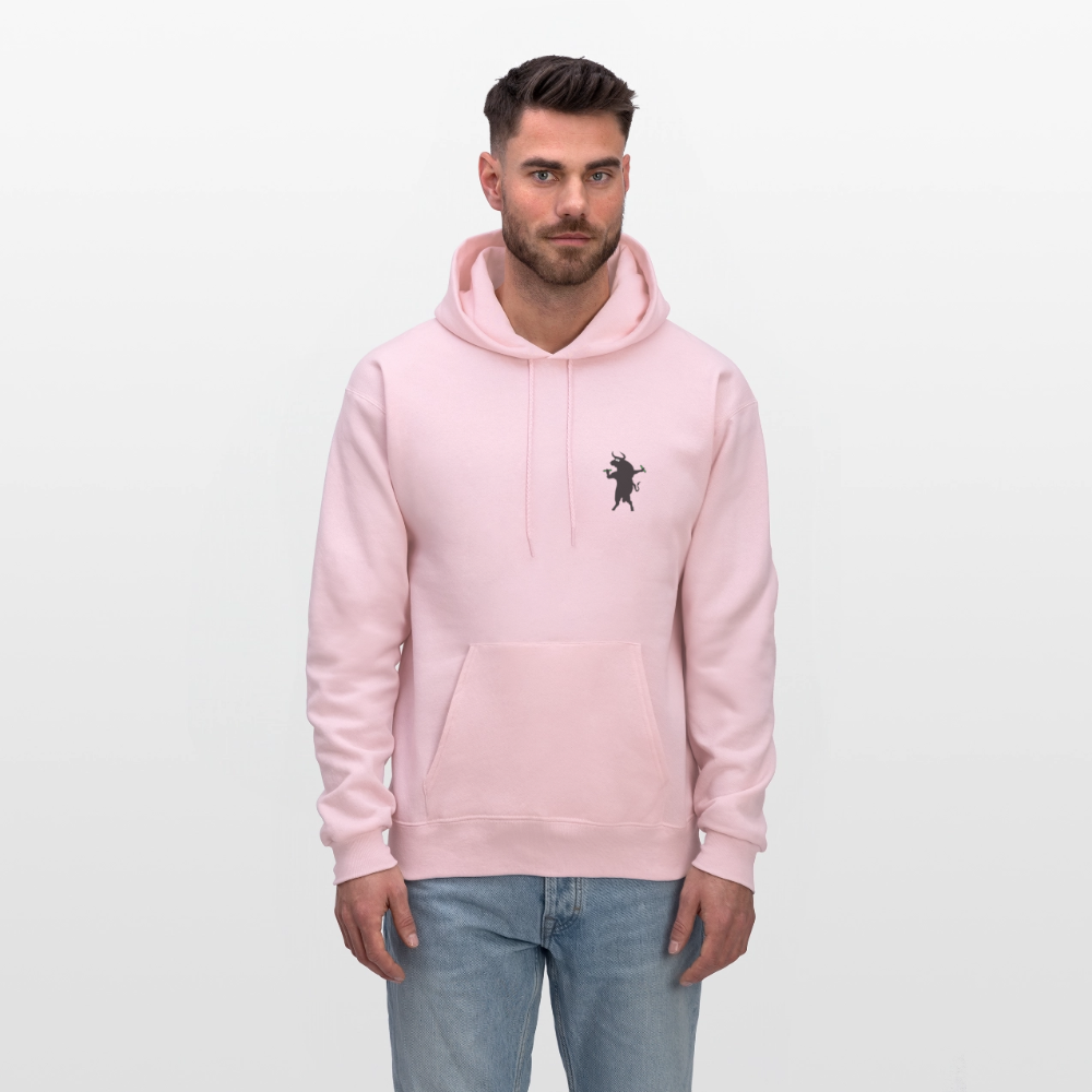 Ping West - Men's Hoodie - pale pink