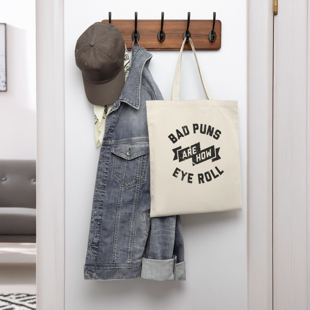 Bad Puns - Tote Bag - natural