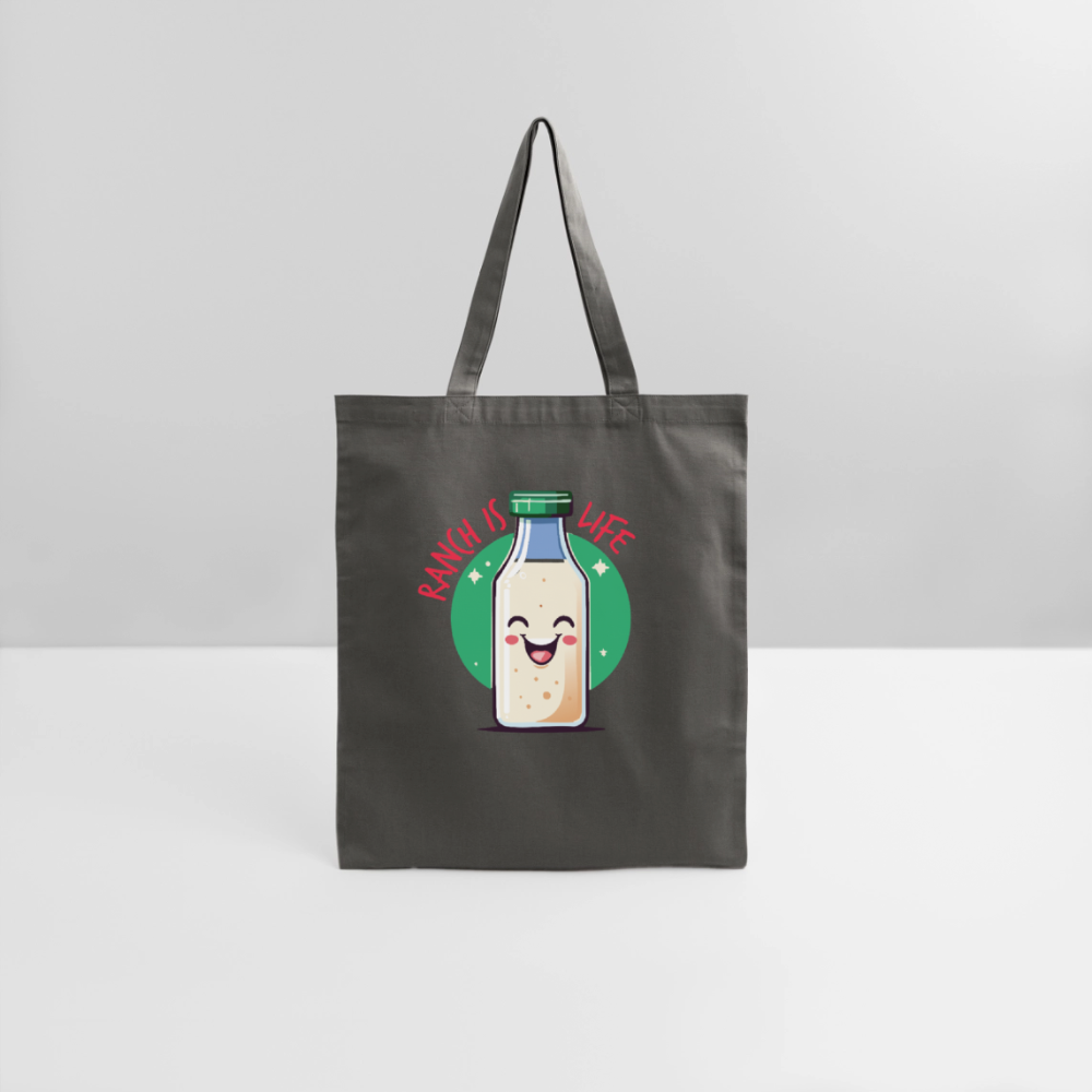 Ranch is Life Tote Bag - charcoal