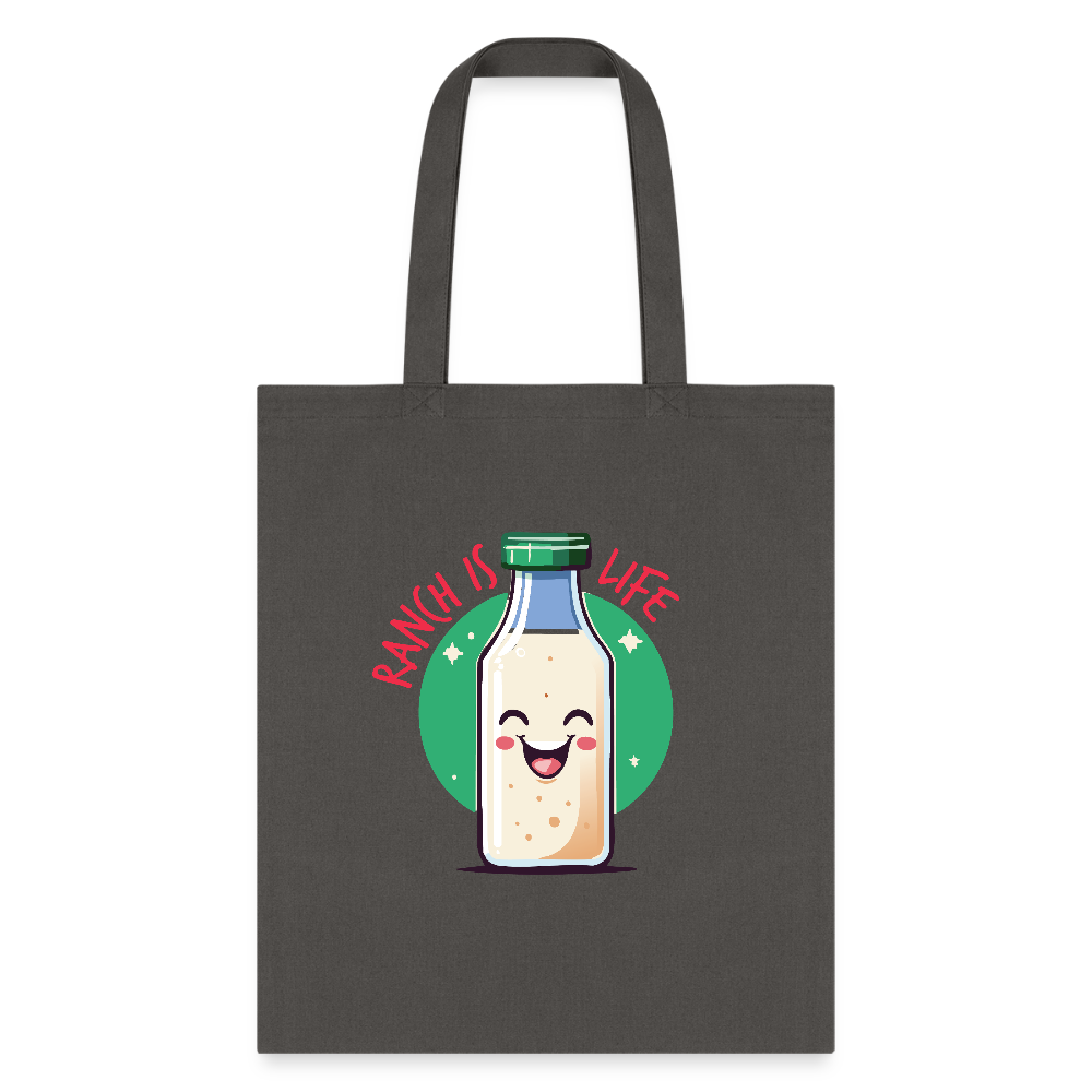 Ranch is Life Tote Bag - charcoal