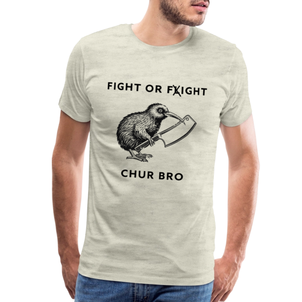 Chur Bro - Men's Premium T-Shirt - heather oatmeal