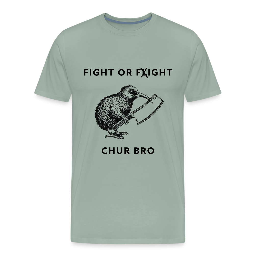 Chur Bro - Men's Premium T-Shirt - steel green