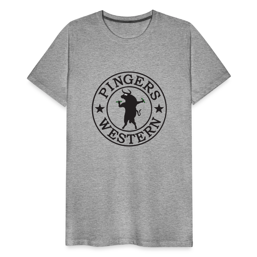 Ping West - Men's Premium T-Shirt - heather gray