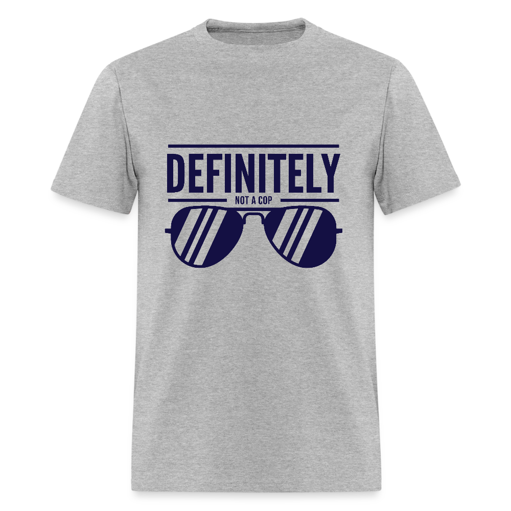 NOT A COP Unisex Classic T-Shirt - heather gray