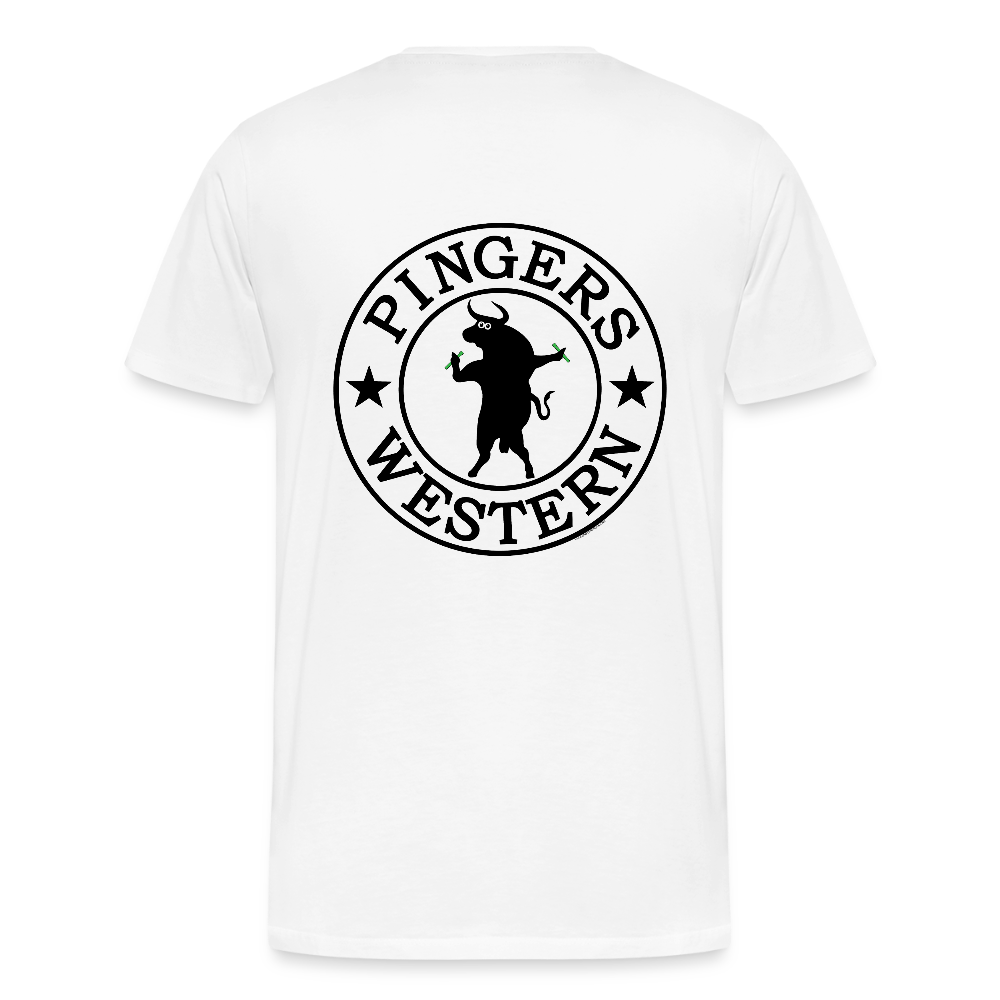 Ping West - Men's Premium T-Shirt - white